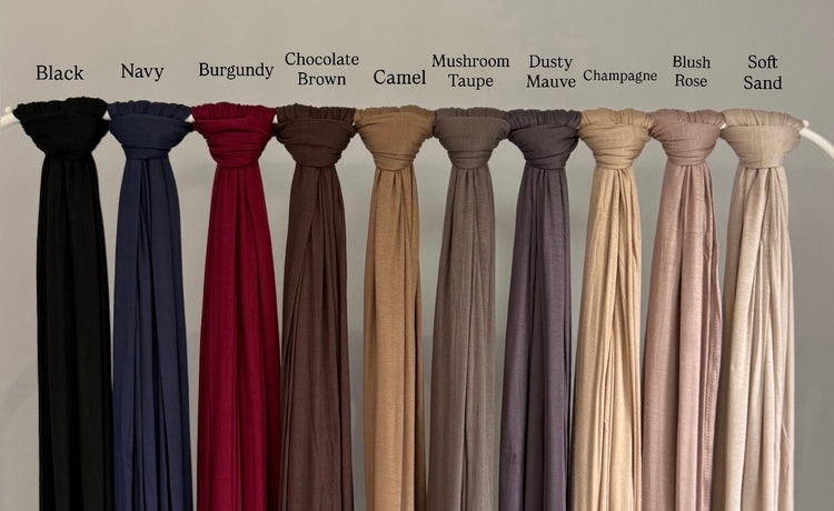 Bamboo Jersey Hijabs