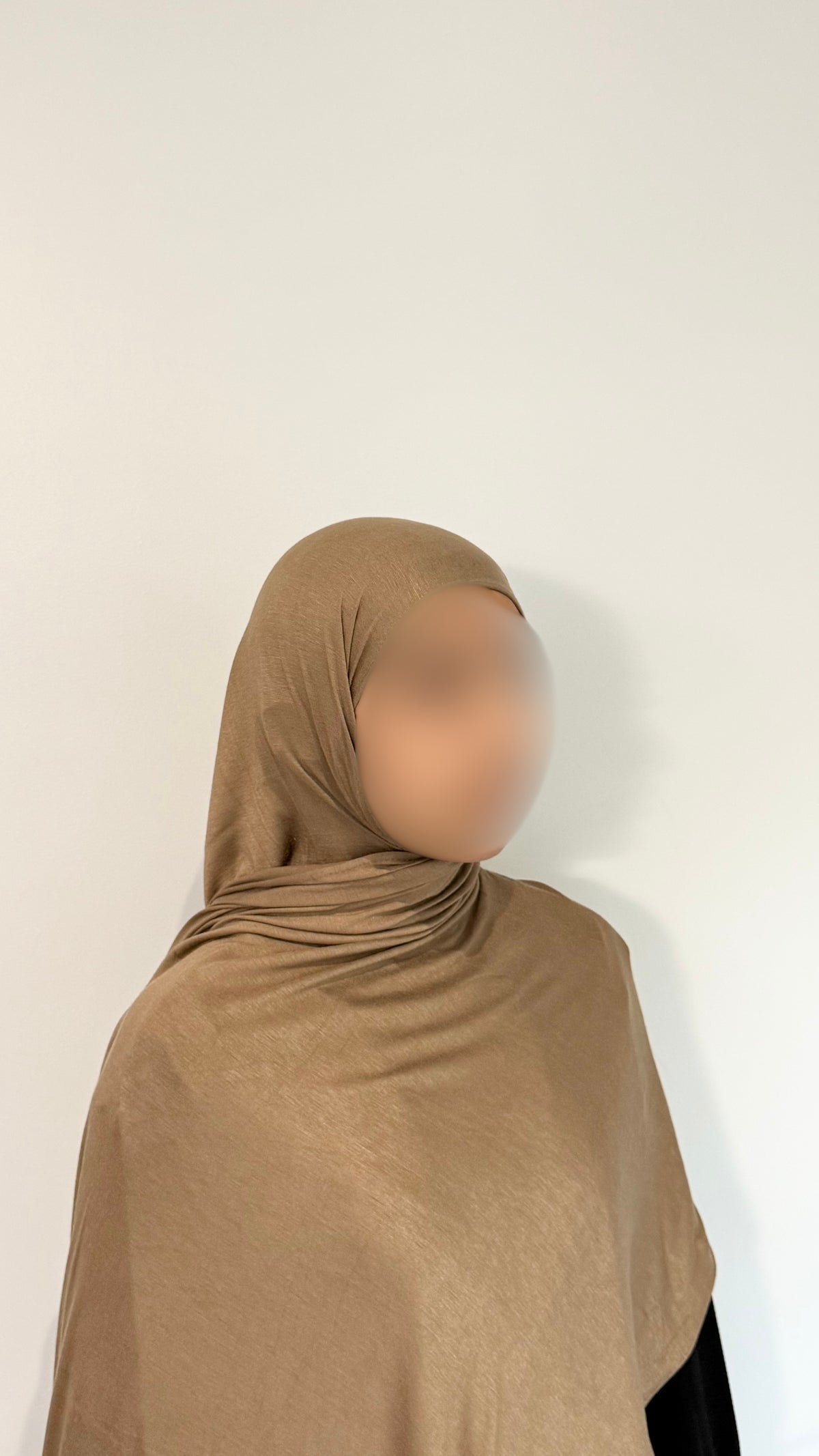 Bamboo Jersey Hijab - Camel